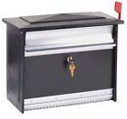 Msk00000 -msk00000 Lockable Gibraltar Black Mailbox Security Mount Wall Large