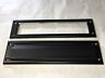 0012.190 Baldwin Balwdwin Letter Box Plate In Satin Black Dimensions