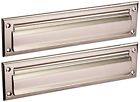 0014055 Baldwin Letter Box Plate Lifetime Bright Nickel 829846130784