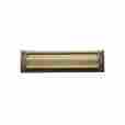 0015034 Baldwin 15 Lacquered Vintage Brass Magazine Sized Spring Tension Letter 884011363954