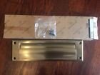 0017.050 Baldwin Hinged Letter Box Plate Satin Brass Nwb 690003529228