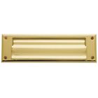 0017033 Baldwin Letter Box Plate Vintage Brass 884011128737