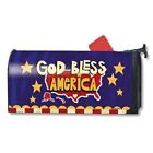 01075 Mailwraps God Bless America Mailbox Cover 843259082874
