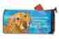 01180 Magnetworks Mailwraps Golden Retriever Dog Magnetic Mailbox Cover 843259086735