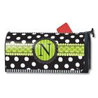 01190n Mailwraps Frolic Monogram Mailbox Cover 843259089170