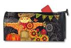 01221 Magnet Works Burlap Scarecrow Fall Flag Banner Harvest 843259094105