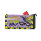 01298 Magnet Works Magnetic Mailbox Cover Happy Mardi Gras 843259101117