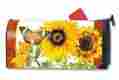 01325 Studio M Home Outdoor Decor Mailbox Cover Mailwrap Golden Sunflower 843259101599