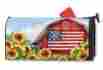 01420 Magnet Works Old Glory Barn Mailbox Cover Attaches With Magnets Made In Usa 843259108451