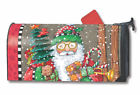01441 Mailwraps Jolly Santa Christmas Magnetic Mailbox Cover Presents 843259109571