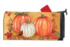 6.5x19in 01760 Studio Fall Outdoor Mailbox Cover Mailwrap Traditional Pumpkin 843259132784