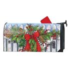 01789 Mailwraps Holiday Garland Mailbox Cover 843259132975
