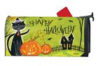 6.5x19in 01796 Studio Halloween Outdoor Mailbox Cover Mailwrap Black Cat 843259133019