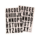 Mm-7l 029069020712 Letters Set Blk Vinyl Prod Co Pkg Of