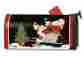 029235 Magnet Works Christmas Wheelbarrow Santa Magnetic Mailbox Wrap Cover 843259037560