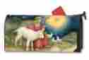04068 Magnet Works Christmas Shepherd Boy Magnetic Mailbox Wrap Cover 843259014516