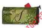 04316 Mailwraps Natures Script Monogram S Magnetic Mailbox Cover 843259020128