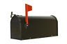 18-3-4 045081100188 Fulton Standard Post Mount Mailbox Black Fu