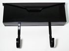 046462000189 Gibraltar Black Wall Mount Mailbox Townhouse Galvanized Steel