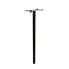 Spk00001 046462008789 Gibraltar Denton Steel Round Mailbox Post Black