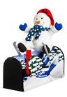 0536481 053648566001 Evergreen Snowman Skiing Mailbox Cover