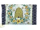 053648566537 Evergreen Queen Bee Hive Magnetic Mailbox Cover White