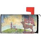 0536487 053648566667 Patriotic Dog Mailbox Cover