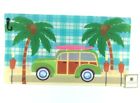 053648566698 Evergreen Beach Woody Wagon Magnetic Mailbox Cover Tiki