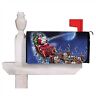 0536482 053648566872 Evergreen Flying Santa Mailbox Cover