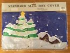 054798179127 Cbk Nwt Christmas Mailbox Cover Applique Barn Farm
