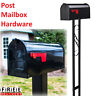 0613043866184 Gibraltar Post Mailbox Galvanized Steel Mount Big Large
