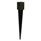 07118 Anchor Mailbox Post Base Inch Black Pergolas Garden 0848166007118