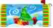 0794mm Custom Decor Whimsical Christmas Tree Presents Snow Mailbox Cover 683963079469