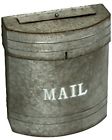 0819598020778 Adirhome Steel Sandy Grey Galvanized Pail Mailbox