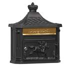 0820996446015 Unbranded Black Victorian Mailbox