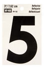 Rv-50-5 084100004465 Number Reflect Vinyl Pkg Of