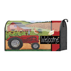 09079 Magnolia Garden Welcome Patriotic Barn And Farm Tractor 603799119955