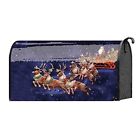 09120 Magnolia Garden Starry Night Soaring Santa And Sleigh 603799250986