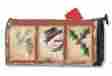 09652 Mailwraps Peeking Snowman Winter Mailbox Cover Primitive Holiday Magnet Works 843259028896