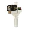 0feceymqs4 Mailbox Planter Holder Weather Resistant Heavy Duty Post Mount Pedestal
