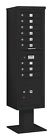 3416s-09blk 10 72 . Industries Doors Salsbury Black Pedestal Mailbox