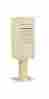 3410sa-04san 10-door Salsbury Industries Single Column Mailbox With Pedestal Base In Sandstone Id 3257179