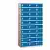 90368bl-a 10-tier Salsbury Industries 38.25 In W X 74 H 18 D Plastic Lockers Assembled