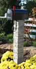 1001562939 Level Mailbox Post Kit Gray Stacked Stone Look 838970005363