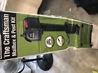 1002113929 Pro Craftsman Mailbox And Post Mount Kit Black 890583002252