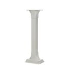 1002912423 Mailboxes White Mailbox Post Support Adjustable Aluminum Steel 046462010065
