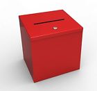 10918-red-fba Fixturedisplays Box Red Metal Donation Suggestion