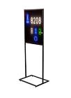119351 Fixturedisplays 22 X 28 Poster Stand For Floor Top Insert With Levelers Black