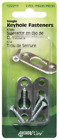 2pksgl 122211 Hillman Fasteners Ld Keyholehanger Pack Of Hooks Wall 008236805208