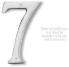 Number-7 1230c-7 Salsbury Industries Solid Brass Chrome Finish 0820996307071